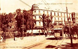 PA c- 009- Place d'Armes- trams et autobus